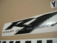 Yamaha YZF-R1 - Black/Carbon - Custom-Decalset
