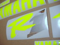 Yamaha YZF-R1 98-01 - Neon-Yellow - Custom-Decalset