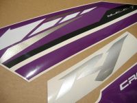 Yamaha YZF-R1 2009-2014 - Violett - Custom-Dekorset
