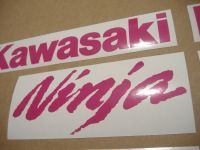 Kawasaki ZX-6R - Pink - Custom-Decalset