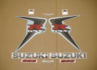 Suzuki GSX-R 600 2006 - Schwarz/Graue Version - Dekorset