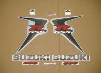 Suzuki GSX-R 600 2006 - Black/Grey Version - Decalset