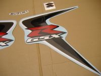 Suzuki GSX-R 600 2006 - Black/Grey Version - Decalset