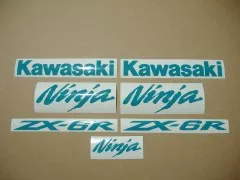 Kawasaki ZX-6R - Opal-Grün - Custom-Dekorset