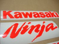 Kawasaki ZX-6R - Neon-Rot - Custom-Dekorset