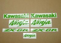 Kawasaki ZX-6R - Lime-Grün - Custom-Dekorset