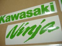 Kawasaki ZX-6R - Lime-Green - Custom-Decalset