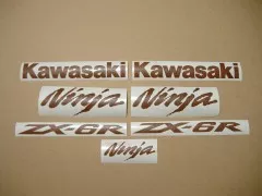 Kawasaki ZX-6R - Leder - Custom-Dekorset