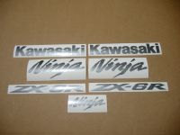 Kawasaki ZX-6R - Graphitgrau - Custom-Dekorset