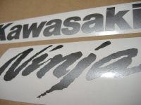 Kawasaki ZX-6R - Graphitegrey - Custom-Decalset