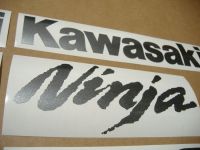 Kawasaki ZX-6R - Graphitegrey - Custom-Decalset