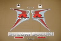 Suzuki GSX-R 600 2006 - Red/Black Version - Decalset