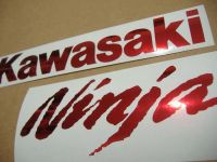 Kawasaki ZX-6R - Chrome-Red - Custom-Decalset