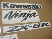Kawasaki ZX-6R - Carbon - Custom-Dekorset