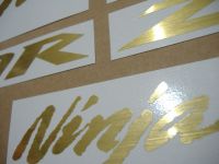 Kawasaki ZX-6R - Brushed-Gold - Custom-Decalset