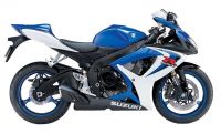 Suzuki GSX-R 600 2006 - White/Blue Version - Decalset