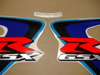 Suzuki GSX-R 600 2006 - White/Blue Version - Decalset