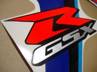 Suzuki GSX-R 600 2006 - White/Blue Version - Decalset