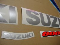 Suzuki GSX-R 600 2006 - White/Blue Version - Decalset