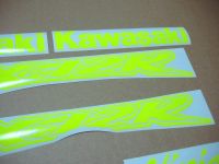 Kawasaki ZX-12R - Neon-Yellow - Custom-Decalset
