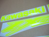 Kawasaki ZX-12R - Neon-Yellow - Custom-Decalset