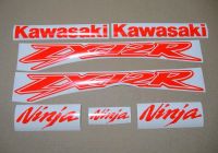 Kawasaki ZX-12R - Neon-Rot - Custom-Dekorset