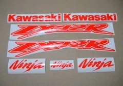 Kawasaki ZX-12R - Neon-Rot - Custom-Dekorset