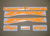 Kawasaki ZX-12R - Neon-Orange - Custom-Decalset