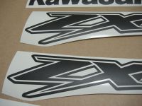 Kawasaki ZX-12R - Mattschwarz - Custom-Dekorset