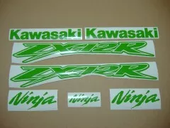 Kawasaki ZX-12R - Lime-Grün - Custom-Dekorset