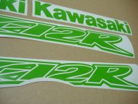 Kawasaki ZX-12R - Lime-Green - Custom-Decalset