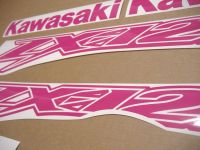 Kawasaki ZX-12R - Pink - Custom-Decalset