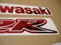 Kawasaki ZX-12R - Chrome-Red - Custom-Decalset