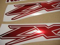 Kawasaki ZX-12R - Chrome-Rot - Custom-Dekorset