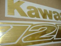 Kawasaki ZX-12R - Brushed-Gold - Custom-Decalset