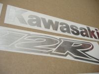 Kawasaki ZX-12R - Brushed-Aluminium - Custom-Decalset