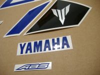 Yamaha MT-03 2016 - White/Blue Version - Decalset