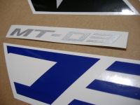 Yamaha MT-03 2016 - Weiß/Blaue Version - Dekorset