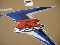 Suzuki GSX-R 600 2007 - Blau/Schwarze Version - Dekorset