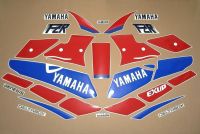 Yamaha FZR 1000 1989 - White/Red Version - Decalset