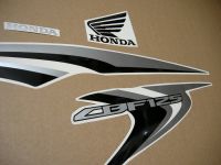 Honda CBF 125 2013 - Weiße Version - Dekorset