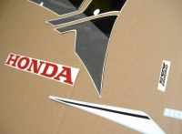 Honda CBR 600RR 2016 - Weiß/Schwarze Version - Dekorset