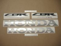 Honda CBR 600RR 2014 - Schwarze Version - Dekorset