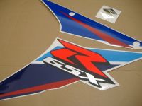 Suzuki GSX-R 600 2007 - Blue/White Version - Decalset