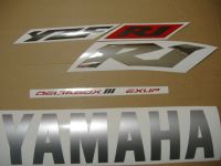 Yamaha YZF-R1 RN09 2002 - Red Version - Decalset