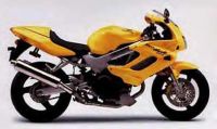 Honda VTR 1000F Superhawk 2000 - Gelbe Version - Dekorset