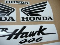 Honda VTR 1000F Superhawk 2000 - Gelbe Version - Dekorset