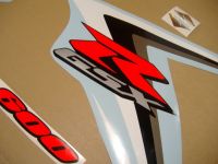 Suzuki GSX-R 600 2007 - Red/White Version - Decalset