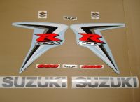 Suzuki GSX-R 600 2007 - Red/White Version - Decalset