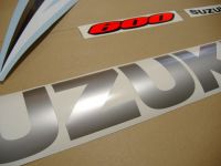 Suzuki GSX-R 600 2007 - Rot/Weiße Version - Dekorset